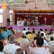 Congregation at a revival meeting