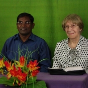 Sister Irene and Pastor Ruban Thaanasingh from India